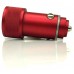 Runsy Car Charger, 3.4A Dual USB Port Car Charger Portable Travel Charger Rapid Car Charger Auto Adapter (Red)