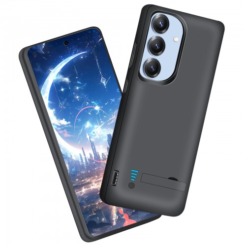 SITONG Battery Case for Samsung Galaxy S25+/ S25 Plus/ S24+/ S24 Plus, 5000mAh Rechargeable Extended Battery Charging Charger Case, Add 100% Extra Juice (6.7 Inches) Black