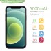 RUNSY Battery Case for iPhone 12 & iPhone 12 Pro, 5000mAh Rechargeable Extended Battery Charging / Charger Case, Add 100% Extra Juice, Support Wire Headphones (6.1 inch)