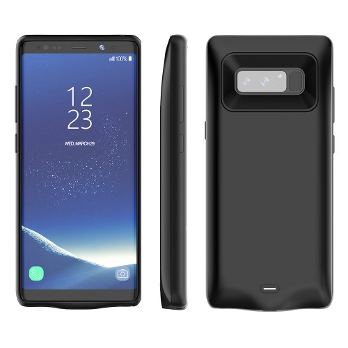 RUNSY Galaxy Note 8 Battery Case, 5500mAh Rechargeable Extended Battery Charging Case for Samsung Galaxy Note 8, External Battery Charger Case, Backup Power Bank Case